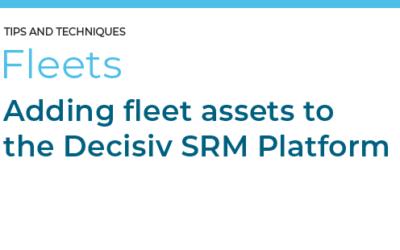 Adding fleet assets to the Decisiv SRM Platform