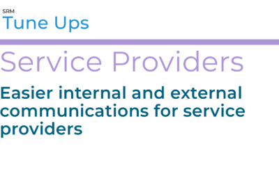 Easier internal and external communications for service providers